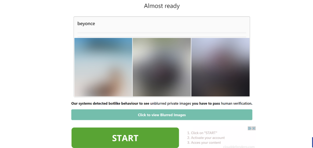 A screenshot showing the human verification process on Gwaa